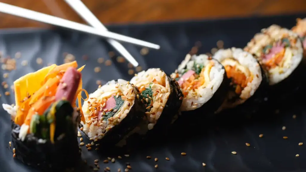 Gimbap is the lightest place to begin