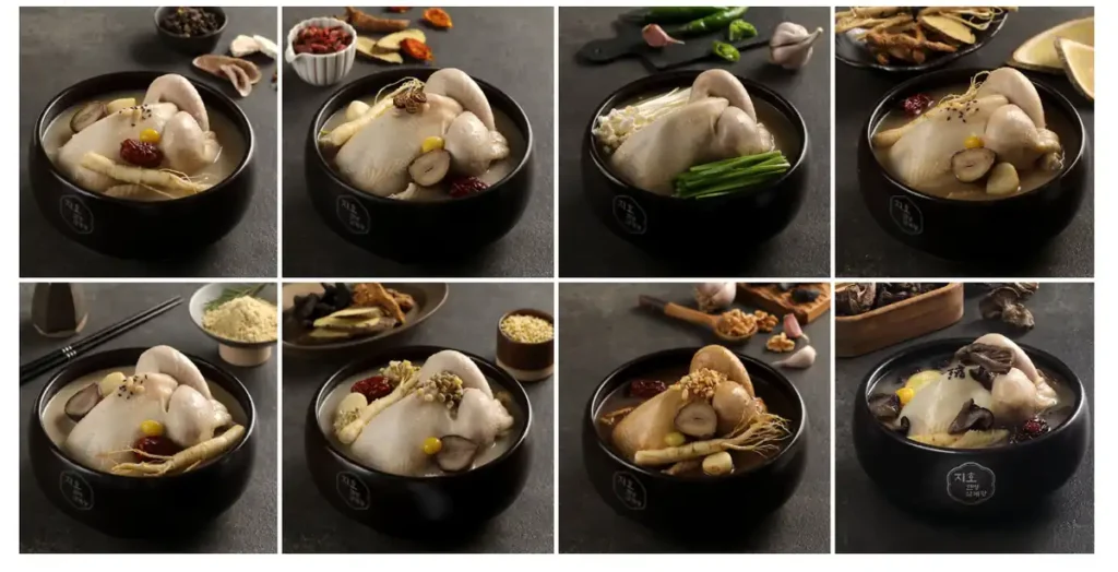 Samgyetang shows the other side just as clearly